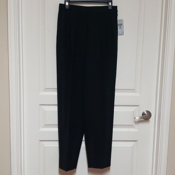 Amanda Smith  Pure Wool Black Pants sz 12 - Picture 6 of 10
